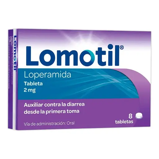 LOMOTIL 2 MG X 8 TABLETAS