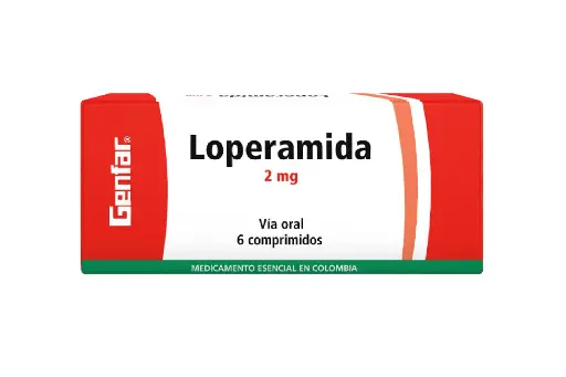 LOPERAMIDA 2 MG X 6 TABLETAS